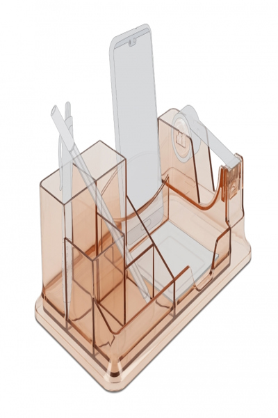 Organiseur de bureau Delock - plastique
