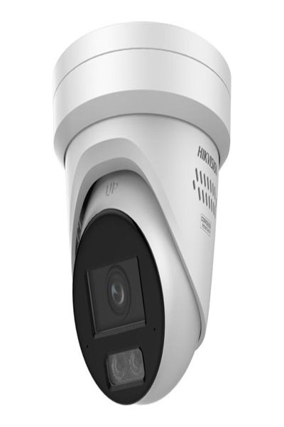 Hikvision Smart Hybrid Light with ColorVu Fixed Turret Network - Network Camera - DS-2CD2387G3-LIS2UY/SL(4MM)