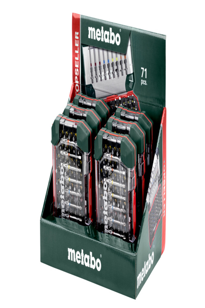 Coffret d'embouts Metabo SP 69 pièces Hex Phillips Torx