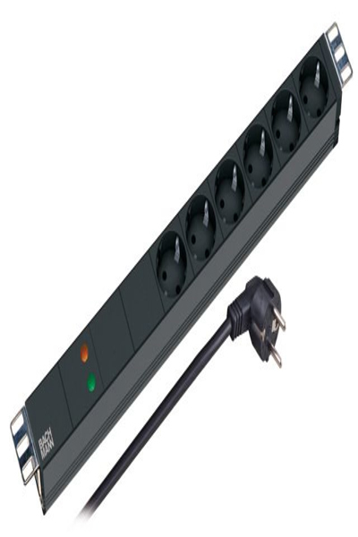 Bachmann EFB Elektronik 691689SW - 2 m - Indoor - CEE - Angled - IP20 - Splash proof