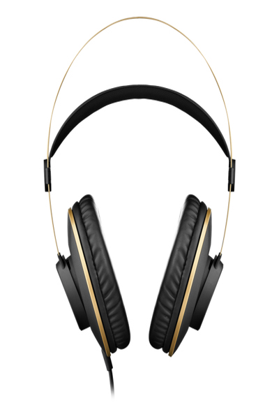 Harman Kardon AKG K92: Wired headphones, Black/Gold, for music. - 3169H00030