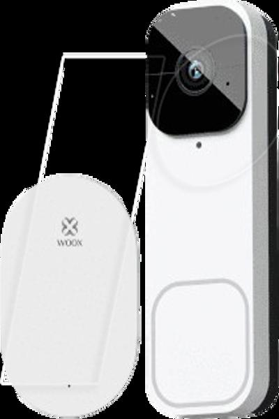 Woox Bevielis iÃ…Â¡manusis Wi-Fi dur skambutis su vaizdo kamera 3MP, baltas, TUYA / Smart Life