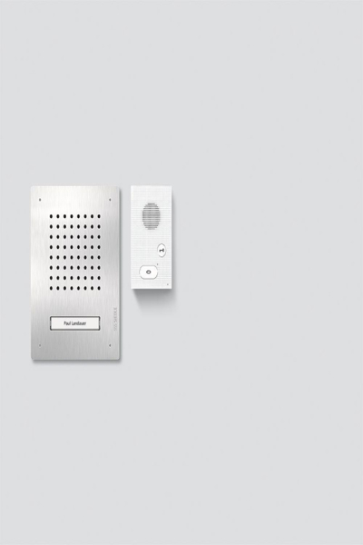 Siedle Set CLAB 850-1 E/W Audio-Set Classic Edelstahl/Weiß