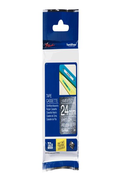 Brother TZe-PR955 Vit på Silver 2,4 cm 8 m - TZEPR955