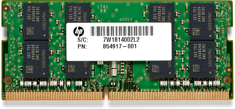 HP 16 GB 2666 MHz?DDR4-Speicher - 16 GB - 1 x 16 GB - DDR4 - 2666 MHz - 260-pin SO-DIMM (4VN07AA) - 4VN07AA#AC3