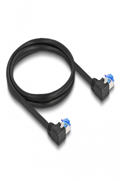 Câble patch Delock - RJ-45 (M) coudé à gauche vers RJ-45 (M) coudé à gauche