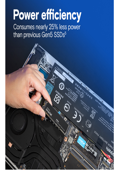 Crucial P510 PCIe Gen5 NVMe M.2 SSD