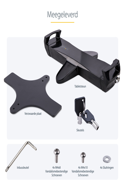 StarTech.com VESA Mount Adapter for Tablets 7.9-12.5 inch - TABLET-VESA-ADAPTER