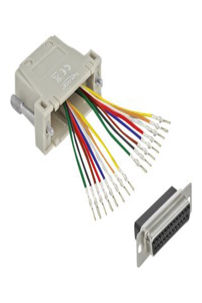 Adaptateur réseau Delock - RJ-45 (F) vers DB-25 (F)