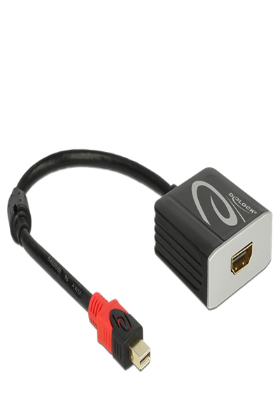 Adaptateur Delock mini Displayport 1.2 mâle > HDMI femelle 4K actif