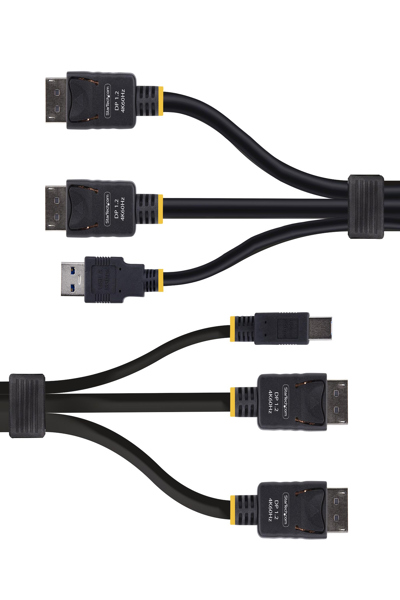 StarTech.com 6ft Dual-DisplayPort and USB 5Gbps KVM Cable - DDU1226-KVM-CABLE