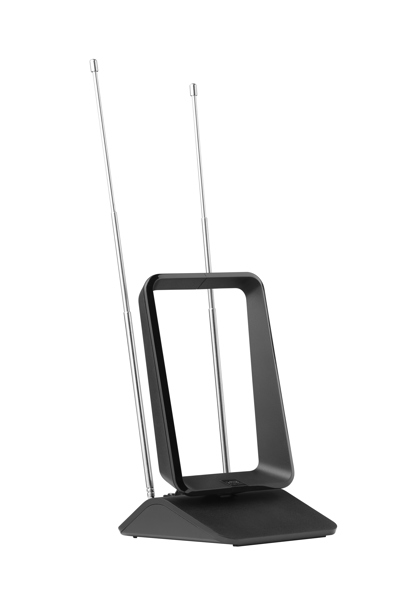 One for All Performance Line Indoor TV Antenna - Indoor - Black - 1.5 m - DVB-T - DVB-T2 - UHF - VHF - 1.32 kg - SV9405