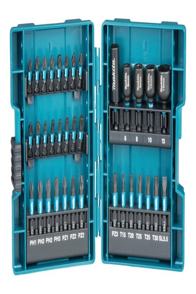 Makita B-66880 Impact Noir jeu d'embouts 35 pièces