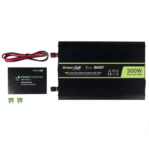 Green Cell ½ Voltage Car Inverter UPS for ovens and ears - INV07