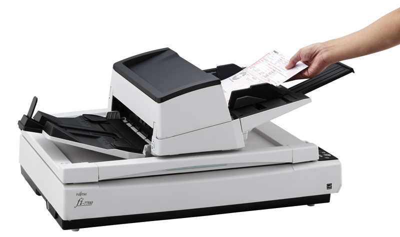 Fujitsu fi-7700S - Document scanner - Dual CCD - ARCH B - 600 dpi x 600 dpi - up to 75 ppm (mono) / up to 75 - PA03740-B301