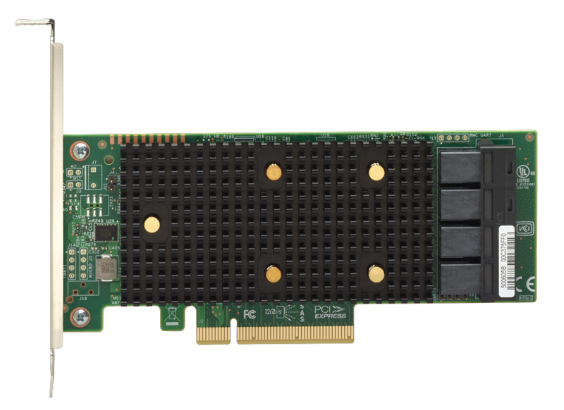 Lenovo 7Y37A01089 - PCIe - SAS,SATA - Full-height / Low-profile - PCIe 3.0 - Black,Green - FCC Part 15 Class A Australia/New Zealand (AS/NZS CISPR 22) Canada (ICES-003 Class B) Europe... - 7Y37A01089