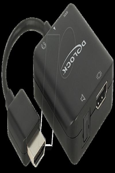 Extracteur de signal audio HDMI compact 4K de Delock