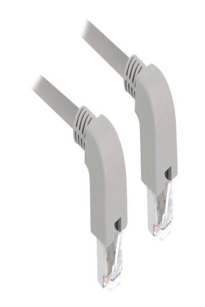 Câble patch Delock - RJ-45 (M) coudé vers le bas vers RJ-45 (M) coudé vers le bas