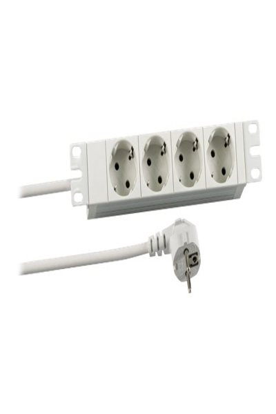 Bachmann EFB Elektronik ESP.72K - 2 m - 4 AC outlet(s) - Indoor - IP20 - 1.5 mmÃ‚Â² - Aluminium - ESP.72K