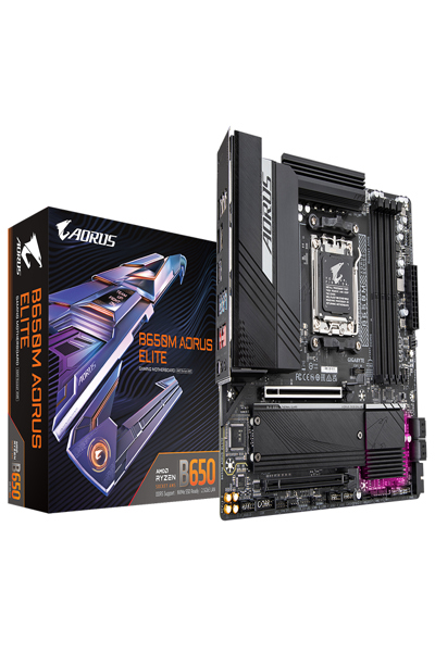 Gigabyte B650M AORUS ELITE mATX Motherboard AM5 - B650M AORUS ELITE