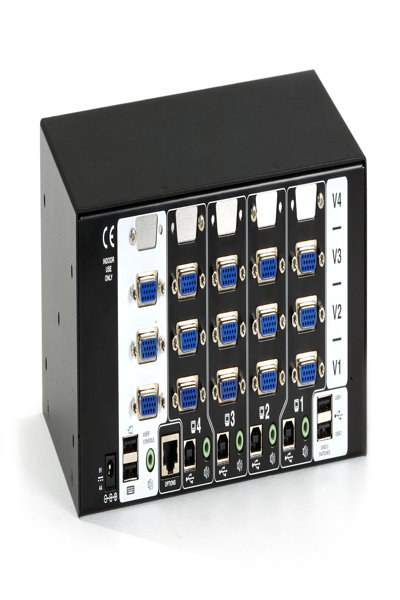 Black Box ServSwitch Wizard KVM-ljud-USB-switch - KV3304A