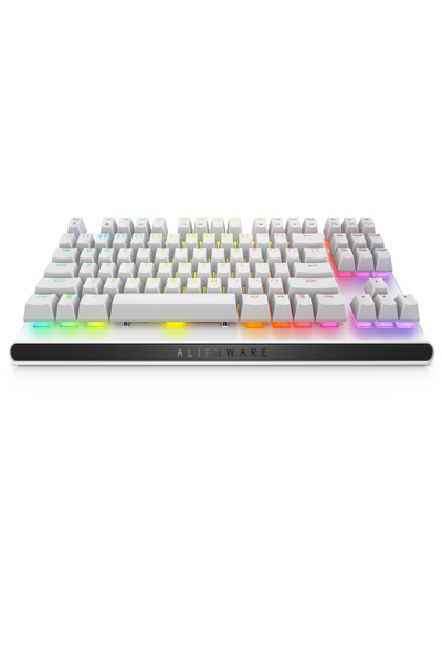 Dell Alienware AW420K - Wired - USB - Mechanical - QWERTY - RGB LED - White - AW420K-W-WW