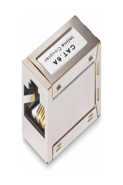 StarTech.com Skärmad RJ45-koppling, Inline Cat6a-koppling, F/F - IN-CAT6A-COUPLER-S1