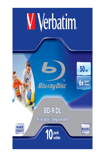 Verbatim 10 x BD-R DL - 50 GB 6x - 43736