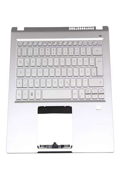 Acer 71NK22BO270 Keyboard incl. Topcase DE German silver/silver with - Keyboard