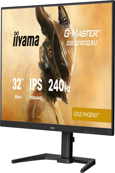 IIYAMA 32" IPS GAMING G-MASTER GOLD PHOENIX MONITOR - GB3290QSU-B1