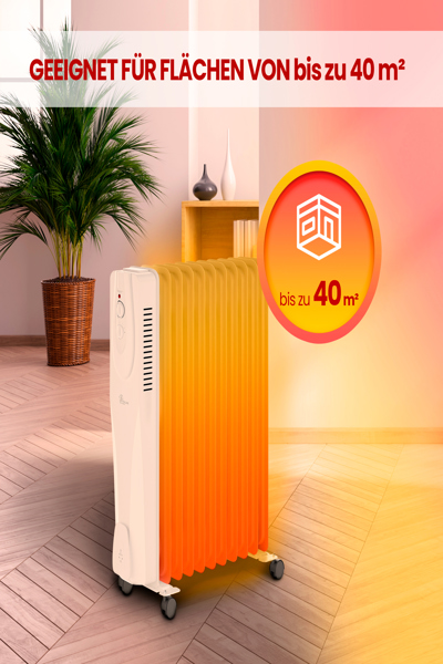 Radiateur à bain d'huile NY-25W1 Extralink 2500 W