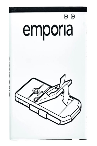 Emporia AK-V50-4G-BC - Battery - Emporia - ACTIVE V50 - Black - White - Lithium-Ion (Li-Ion) - 1400 mAh