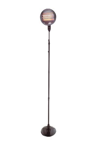 Olympia BS 55 - Infrared electric space heater - 1.9 m - IPX4 - Floor - Black - 2000 W