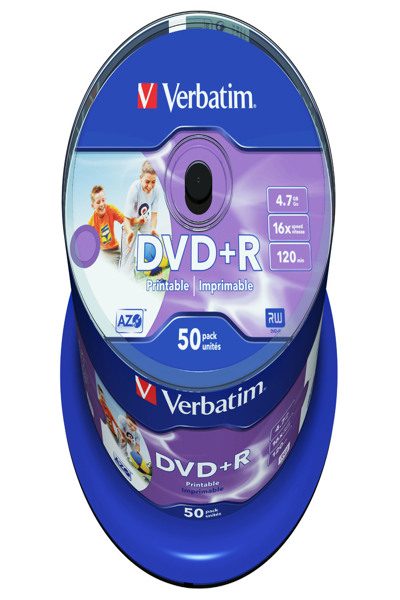 Verbatim 50 x DVD+R - 4.7 GB 16x - 43512