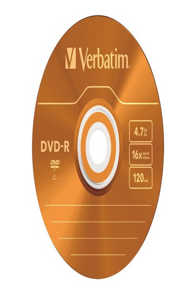 Verbatim Colours - 5 x DVD-R - 4.7 GB 16x - 43557
