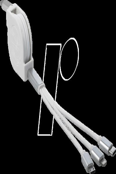 Delock Laddningskabel - 24-pins USB-C-hane till Micro-USB Typ B, Lightning, 24-pins USB-C-hane - 85844