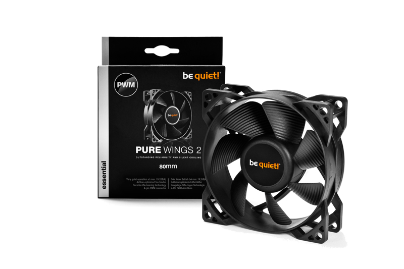 Be Quiet! Pure Wings 2 PWM 80mm 1900 RPM fan - BL037