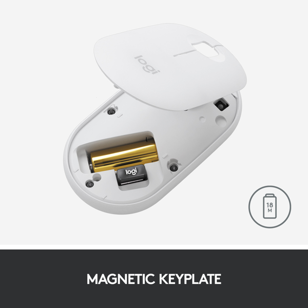 Logitech Pebble M350 - Mus - optisk - 910-005718