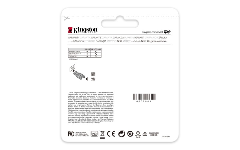 Kingston MobileLite Plus - Card reader - MLPM