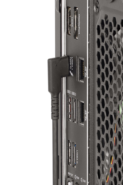 StarTech.com 2m robust rätvinklig USB-C-kabel - RUSB315CC2MBR