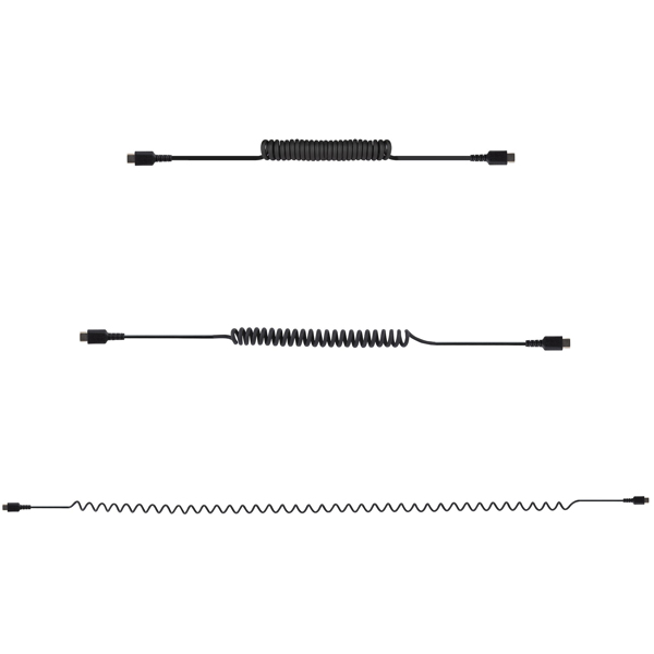 StarTech 1m USB C to USB C cable heavy-duty coiled cable USB C 2.0 cable robust aramid fiber fast charging cable with EMI protection (R2CCC-1M-USB-CABLE) - R2CCC-1M-USB-CABLE