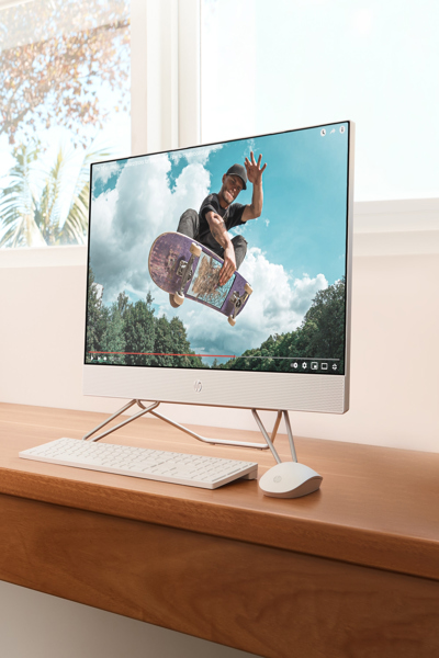 HP All-in-One 24-cb1110ng Bundle PC: 23.8" FHD, Intel Core i3, 8GB/512GB, Windows 11 Home