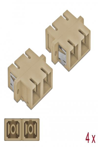 Coupleur réseau Delock - SC multimode (F) vers SC multimode (F)