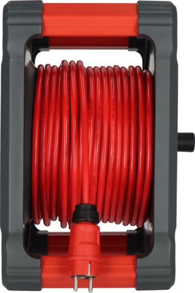 Brennenstuhl 9201330210, Svart, Röd, Plast, 5 AC-uttag, Typ E / F, Rak, 33 m - 9201330210