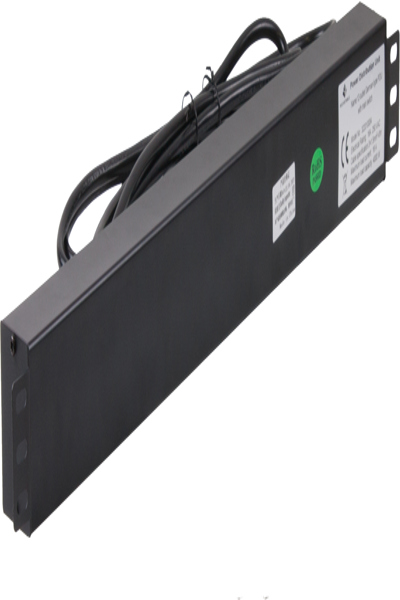 Rockstable 12 Way Power Strip - Power bar - Black - 1U - 2 m - 125/250 V - 50/60 Hz