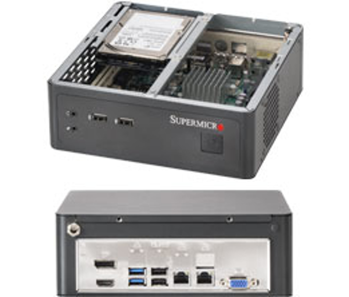 Supermicro CSE-101i - Small Form Factor (SFF) - PC - Black - Mini-ITX - Home/Office - HDD - Power - CSE-101I