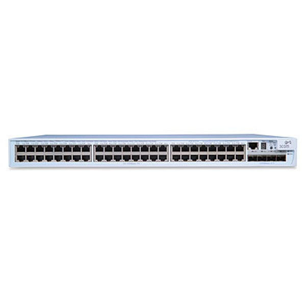 HP Switch 100Mbit, 48xTP, 1000Mbit, 2xTP/SFP-Slot, POE, E45 - JE048A