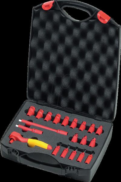 Wiha 7209NK2001 Jeu de clés à cliquet isolées 1/4"