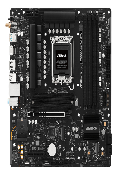 ASRock B860M Pro-A WiFi - Moderkort - 90-MXBRS-A0UAYZ