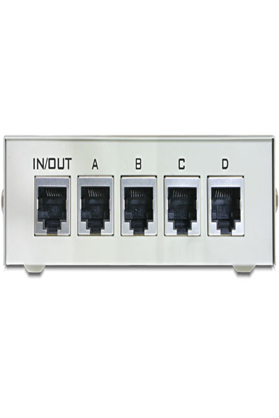 Delock Switch - 4 x 10/100 - stationär dator - 87588